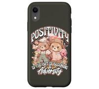Positivity is the Art of Blooming in Adversity Teddy Bears Case for iPhone XR