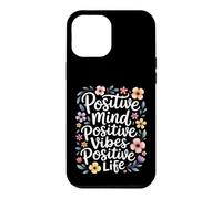 Positivity Positive Mind Vibes Life Happy Thoughts Flower Case for iPhone 12 Pro Max