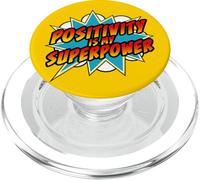 Positivity Superpower Happiness Zen Motivational Kindness PopSockets PopGrip for MagSafe