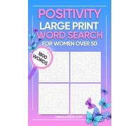 Positivity Word Search For Women Over 50 (Large Print)