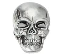 POSKLA Skull Head Belt Buckle For Mens Western Cowboy, 3d Ghost Skeleton Head, Middle