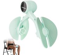 POSKOU Pelvic Floor Trainer Exerciser for Women and Man, Pilates Equipment Muscle Thigh Master Strenthener,Inner Thigh Exerciser Home Gym Equipment (Green)