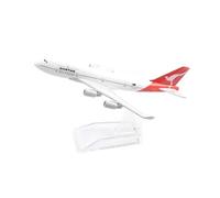 POSMRWK alloy metal model airplanes 16cm Airliner Model Qantas 747 Alloy Airplane Model 1/400 Scale Die-cast Metal Model Airplane Suitable For Model Toys airliner model