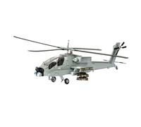 POSMRWK Diecast Plane Model For 1/72 Scale Model: American Apache AH64A Armed Attack Helicopter, Plastic Model Airplane Alloy Airplane Single Plane