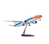 POSMRWK For 47cm 1/157 Scale B777 KLM Royal Dutch Airlines Aircraft Model With Lights And Wheels Die-cast Resin Airplane Toy(Nolight)