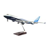 POSMRWK model airplane For 47cm B747 Prototype Aircraft 1:150 Scale Aircraft Model Die-cast Resin Model Aircraft With Light Decoration toy airplane kit(Withlight)