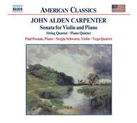 Posnak:Schwartz:Vega 4Tet - CARPENTER: Violin Sonata / String Quartet / Piano Quintet