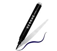 Posoto Tattoo Pen - 1 Pcs Washable Skin Marker for Body Art - Blue-Purple Temporary Tattoo Transfer Pens for Professional Studio Stencil Craft, Single Pack
