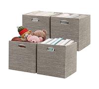 Posprica 3X Thicker Collapsible Storage Bins,13×13 Foldable Storage Cube Boxes Fabric Drawer for Closet Shelf Cabinet Bookcase