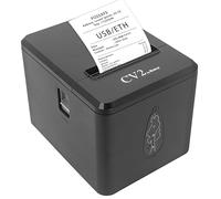 POSSAFE 58mm/80mm Thermal Receipt Printer | High Print Speed with 300 mm/s | USB+LAN+RJ11 Connectivity | Auto-cutting & Queuing Function with Beeper Voice | Ideal for Retail Stores & Restaurants