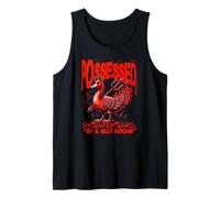 Possessed by a Silly Goose Funny Devil Halloween Tank Top