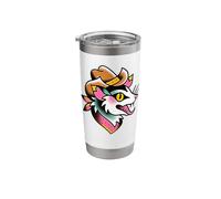 Possum Cowboy Tattoo Stainless Steel Insulated Tumbler