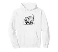 Possum Minimalist Hand Drawn Sketch Art Pullover Hoodie