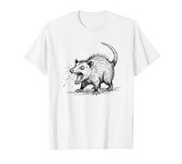 Possum Minimalist Hand Drawn Sketch Art T-Shirt