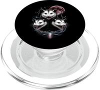 Possums Howling To Moon Vintage Retro Style Funny Feral 90s PopSockets PopGrip for MagSafe