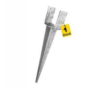 Post Anchor Adjustable 0-120 mm - Impact Ground Sleeves PSG - Support Base - Ground Spike - Post Support - Impact Sleeve 65 x 700 mm - Ground Sleeve - Ground Anchor Ground Anchor Ground Spikes