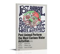 Post Animal Perform The Most Curious Water Activities - Post Animal Poster Decorative Painting Canvas Wall Posters And Art Picture Print Modern Family Bedroom Decor Posters 08x12inch(20x30cm)