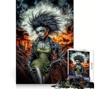 Post-Apocalyptic Gothic Woman 1000 Piece Jigsaw Puzzles for Teenagers Jigsaw Think Game Calm Mind Quality Edge (50x75cm)