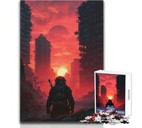 Post-Apocalyptic Sunset Jigsaw Puzzles 1000 Pieces Cognitive Development Fun Game Special Thoughtful Celebration Present Size 38x52cm
