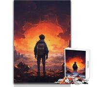 Post-Apocalyptic Wanderer for Adults 1000 Piece Puzzle Educational Fun Learning Activity Game Perfect Thoughtful Gift for Any Occasion Size 38x26cm