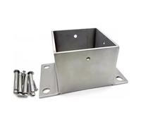 Post Base Bracket Kit, Rust-Resistant and Durable for Pergola, Fence, and Deck Support