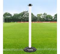 Post & Bases for Plastic Chain Barriers | 4 Colour Options | Suitable for All Surfaces (Freestanding Post, White)
