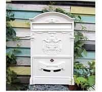 Post Box,European Classical Villa Pastoral Retro Wall Waterproof Outdoor With Lock