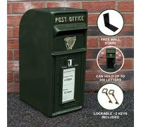 Post Box Irish/Scottish Cast Iron Royal Mail ER Floor Stand Wall Mount Letterbox