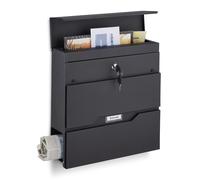 Post box Mailbox with Newspaper Compartment 3.1 kg Waterproof Outdoor Mailbox