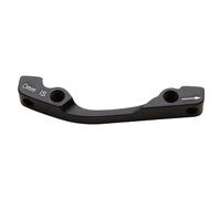 Post Bracket 20 P (Front180/Rear 160), Includes Stainless Caliper Mounting Bolts (CPS and Standard), Increased Depth for Fitment of All Calipers Including Guide Ultimate, Black