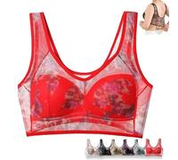 Post C Section Underwear Pullover Bra Bra Underwear Set for Women UK Oversized Sports Tops for Women Sleek Shape Sticky Post Op Front Fastening Maternity for Breastfeeding Red XXL
