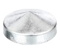 Post Cap for Wooden Posts Flat Shape Ø100 mm / 1 STK. Oberflaeche: feuerverzinkt