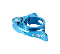 Post Clamp,31.8mm & 34.9mm Aluminium Alloy Quick Release Seatpost Clamp, Road Bike Seat Tube Clamp for 27.2/28.6/30.9/31.6mm Seatposts(blue-31.8mm)