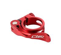 Post Clamp,31.8mm & 34.9mm Aluminium Alloy Quick Release Seatpost Clamp, Road Bike Seat Tube Clamp for 27.2/28.6/30.9/31.6mm Seatposts(red-31.8mm)
