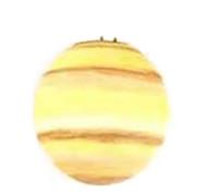 Post- Creative Nine Planet Chandelier Personality Cosmic Decorative Ceiling Lamp Cafe Restaurant Bar Island Chandelier Resin Round Pendant Light Eight Planets Available In Nine Sizes YYQB Made