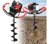 Post Digger, Gas-Powered Auger, 4-Stroke Engine for Efficient Earth Digging, Ideal for Garden, Farmland, Tree Planting, and Fence Installation