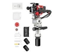 Post Driver, 2-Stroke 32.7CC 1000W Petrol Post Driver, Single Cylinder, Petrol Post Ram, Fence Post Ram, Hand Ram, Petrol Post with 55-70 mm Sleeves for Forestry, Vineyards