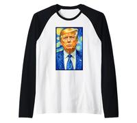 Post Impressionist Modern President Raglan Baseball Tee