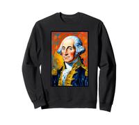 Post Impressionist President George Washington Sweatshirt