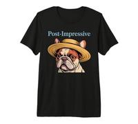 Post-Impressive French Bulldog Straw Hat Summer Pet Premium T-Shirt