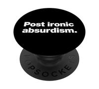 Post Ironic Absurdism | Memecore Aesthetic Design PopSockets Adhesive PopGrip