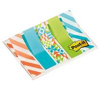 Post-it 11.9 x 43.2 mm "Geos Pattern Collection" Patterned Flag
