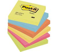 Post-it Notes Assorted Colours - 76mm x 76mm with 100 Sheets, none