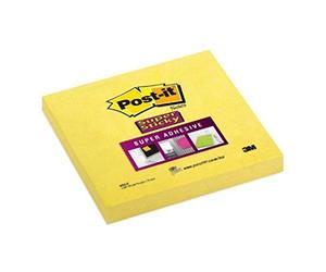 Post-it 654S6PAD 76 x 76 mm Super Sticky Note - Ultra Yellow