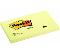 Post-It 655/6 76 x 127 mm Note - Canary Yellow