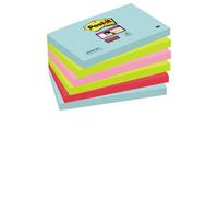 Post-it 6556SMI Sticky Notes 127x76mm Turquoise Neon Green Neon Pi...