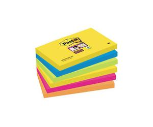 Post-it 6556SR Sticky note 127x76mm Neon green orange blue yellow ...