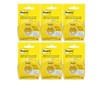 Post-it 658 Labeling & Cover-Up Tape, Non-Refillable, 1" x 700" Roll, 6 PACK