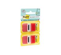 Post-it 680RD12 Marking Page Flags in Dispensers, Red, 50 Flags/Dispenser, 12 Dispensers/Pack