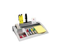 Post-it 7000062207 Desk organiser Silver metallic 7 compartments Tidy